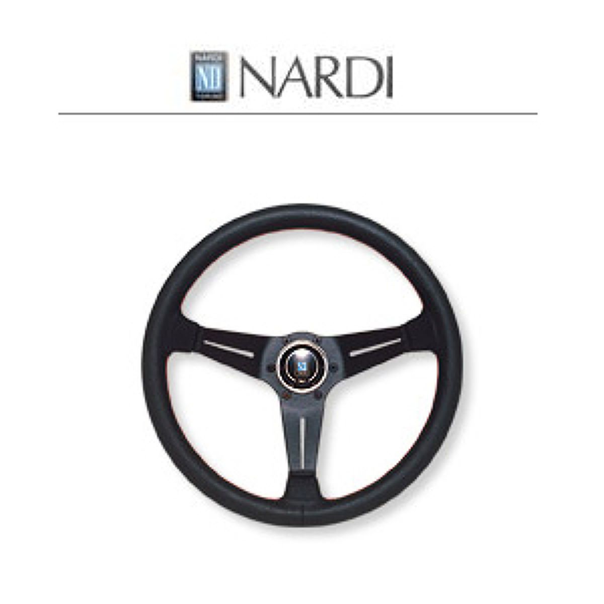 NARDI スポーツタイプラリー 350ミリ パンチングレザー/レッドステッチ