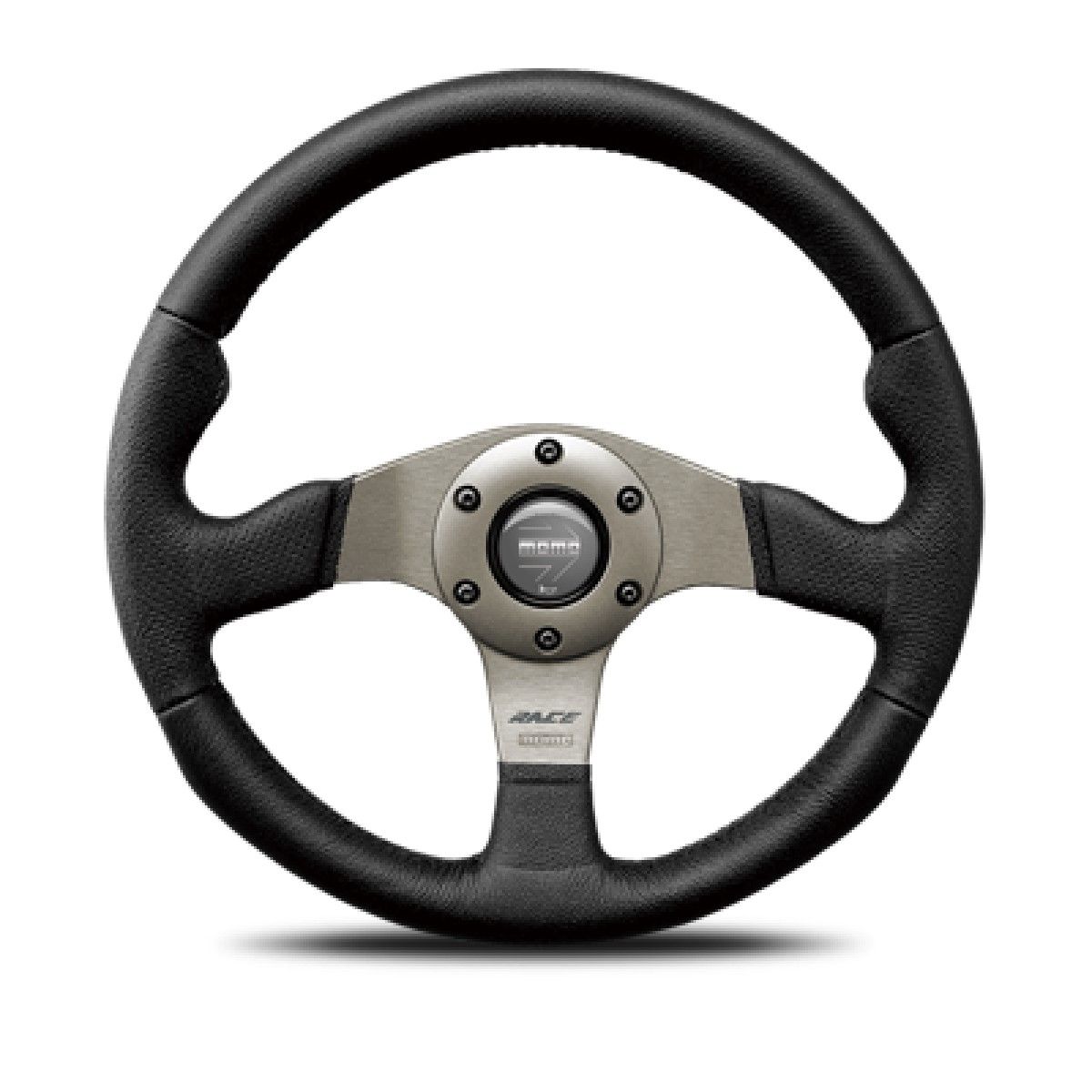 メーカー完売品】MOMO RACE(レース) 320ミリ ブラックレザー/ダーク