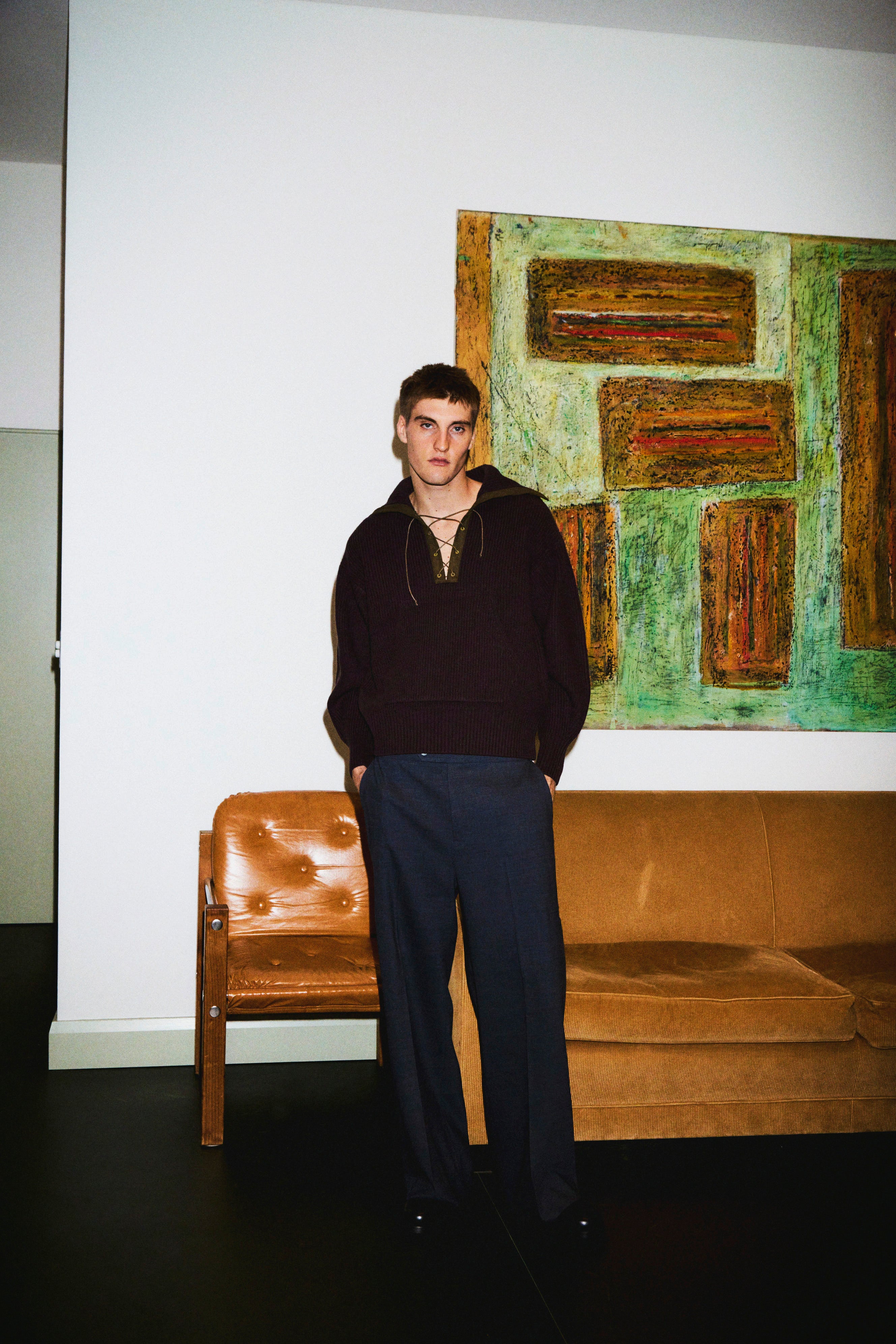 high twist wool lace up KNIT – NKNIT