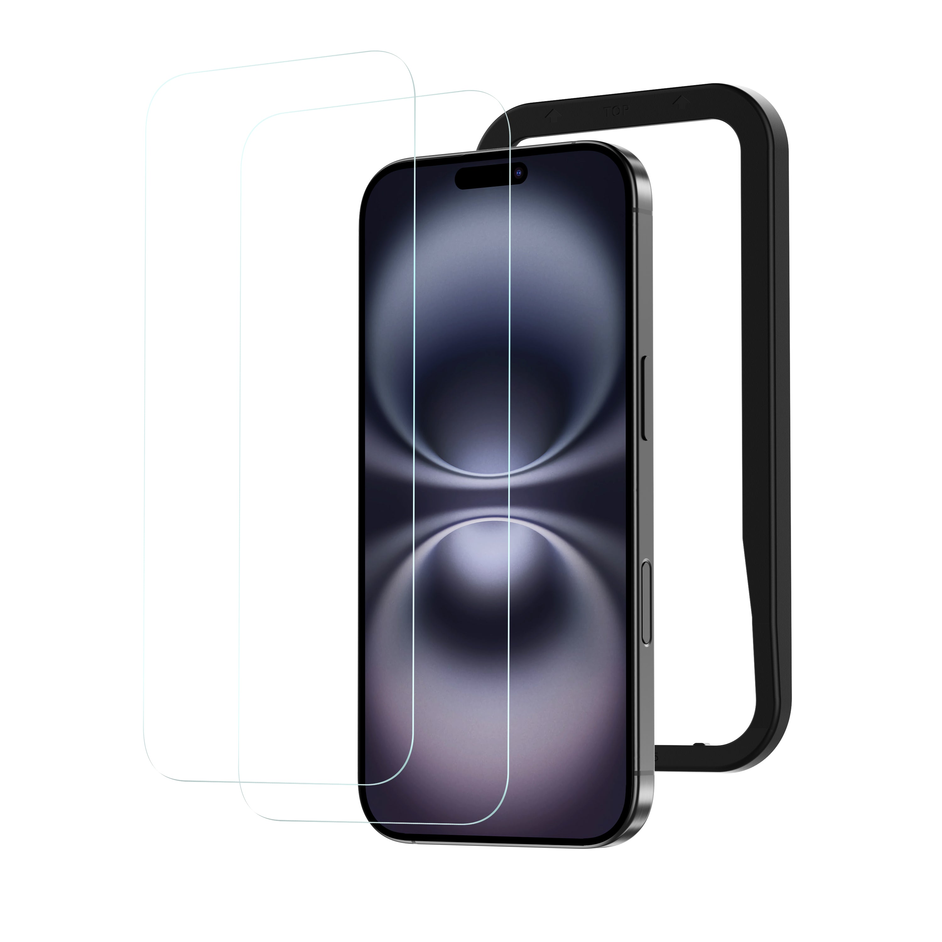 NIMASO iPhone 16/16 Plus/16 Pro/16 Pro Max 用 強化ガラスフィルム