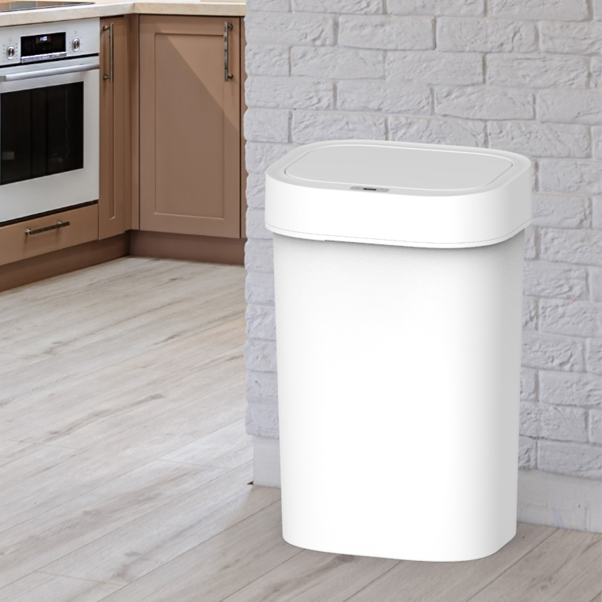 Rectangular Automatic Touchless Infrared Motion Sensor Trash Can