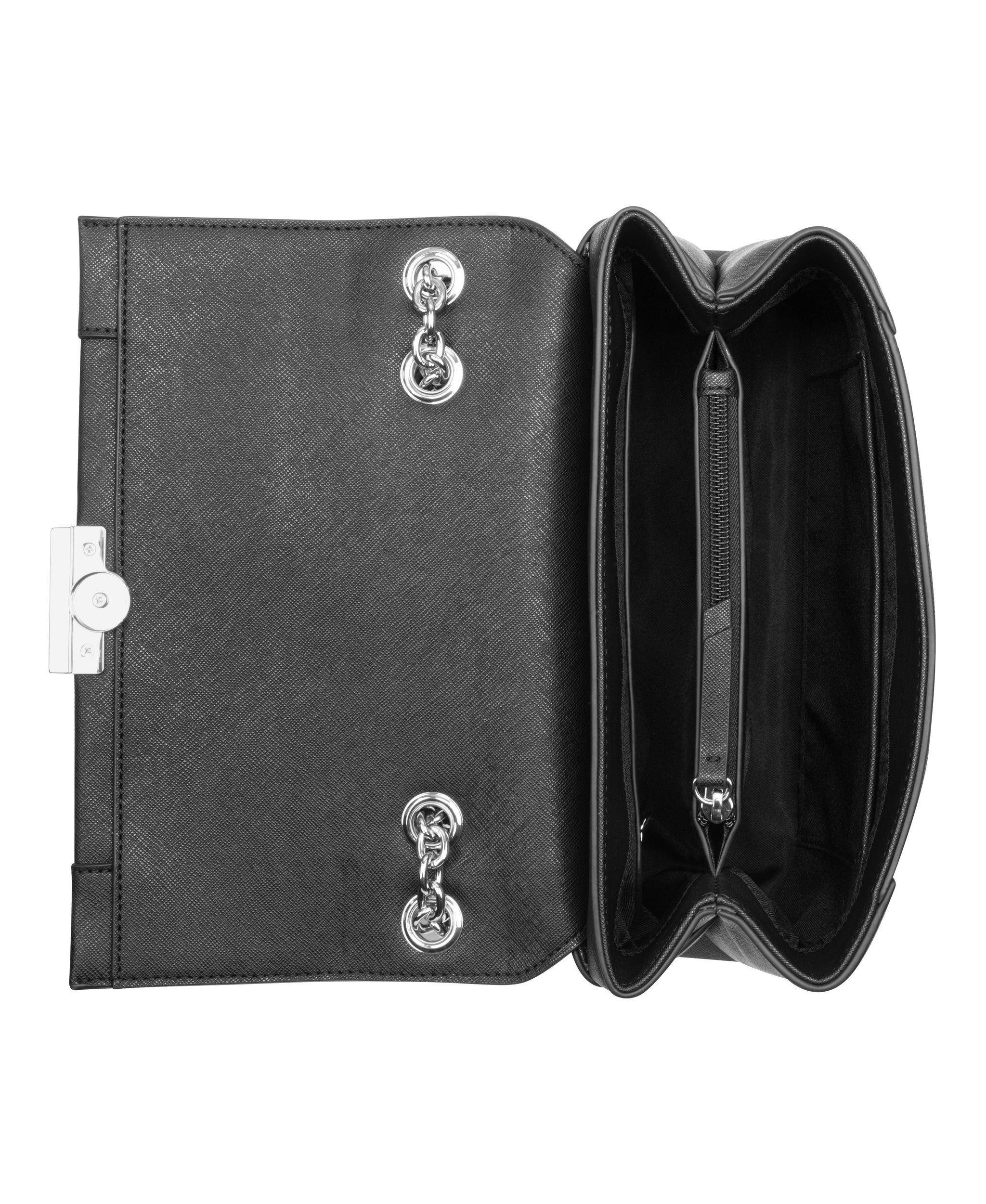 Nine West Handbags ANNICA CONVERTIBLE XBODY FLAP BLACK - Nine West