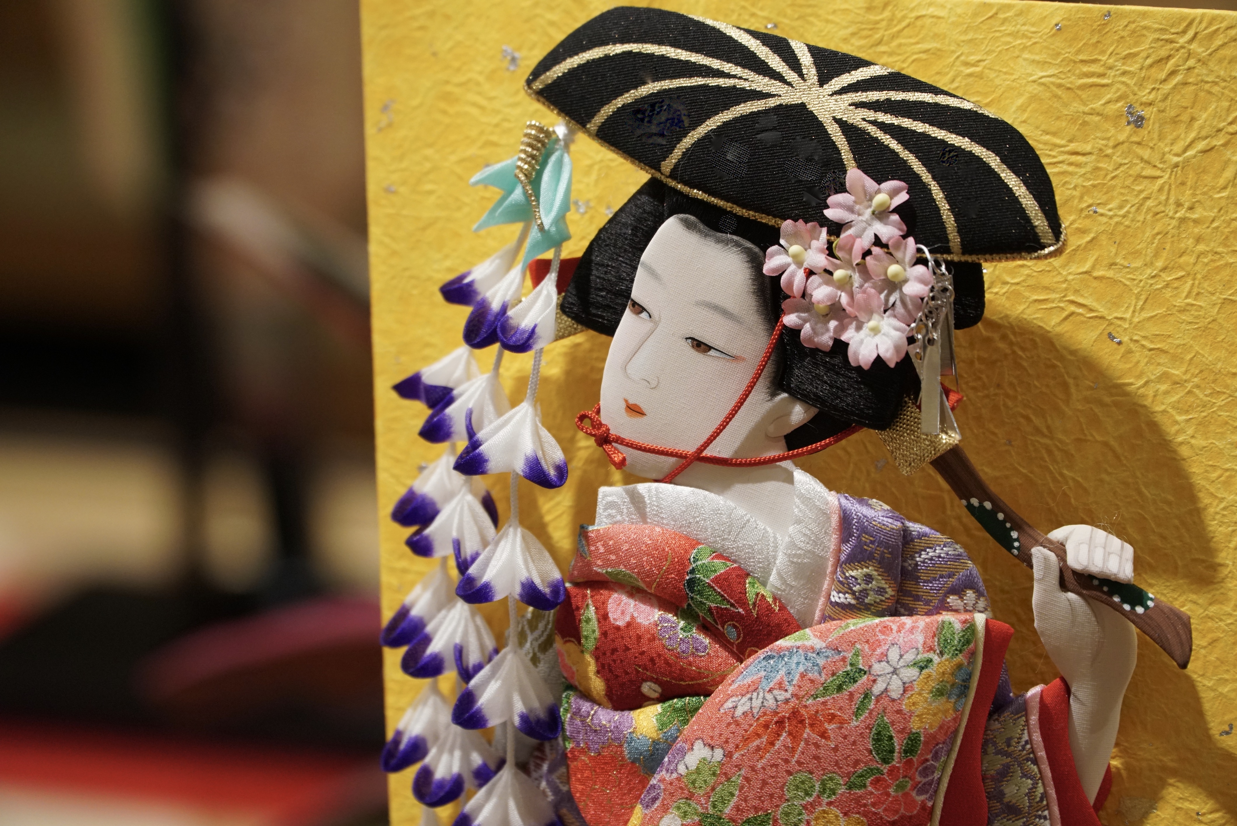 江戸押絵羽子板 藤娘 七分身 - 人形の山川｜長野市