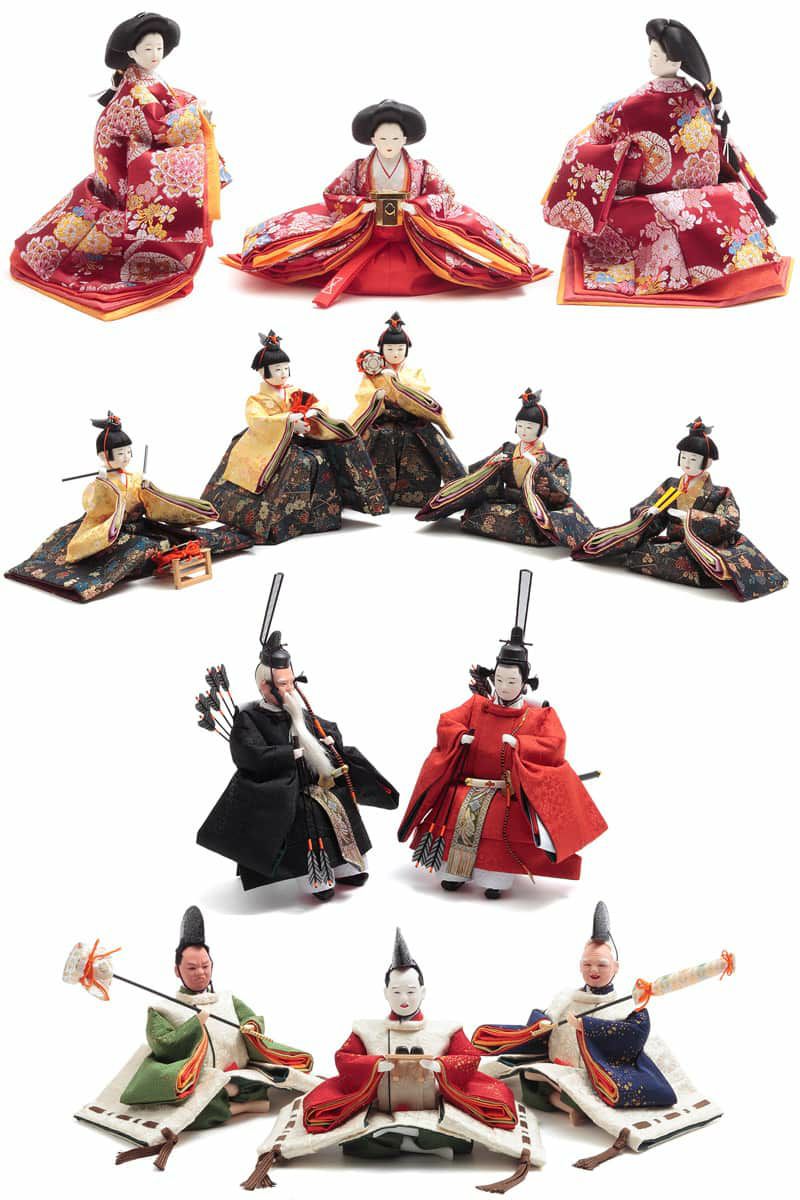 雛人形 久月 ひな人形 七段飾り 十五人飾り よろこび雛 【2026年度新作