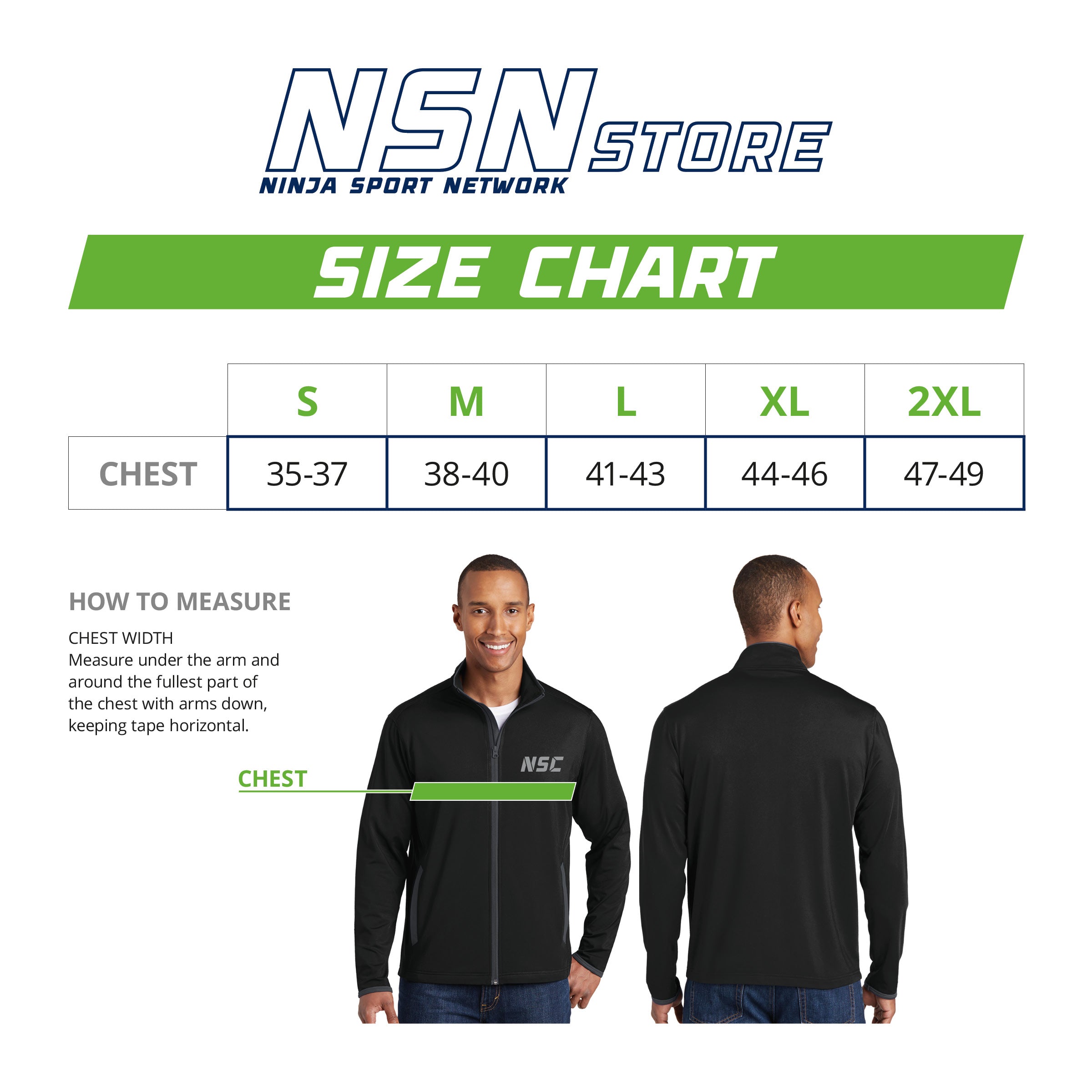 NSC Full-Zip Sport Jacket – Ninja Sport Network Store