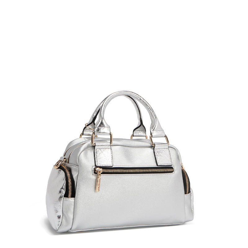 Calista Multi Pocket Handbag with Bold Buckle straps and Vegan