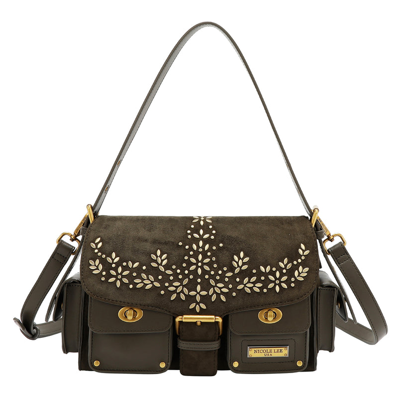 Floral Leaf Handbag Offers Ample Space and Compartments to Keep