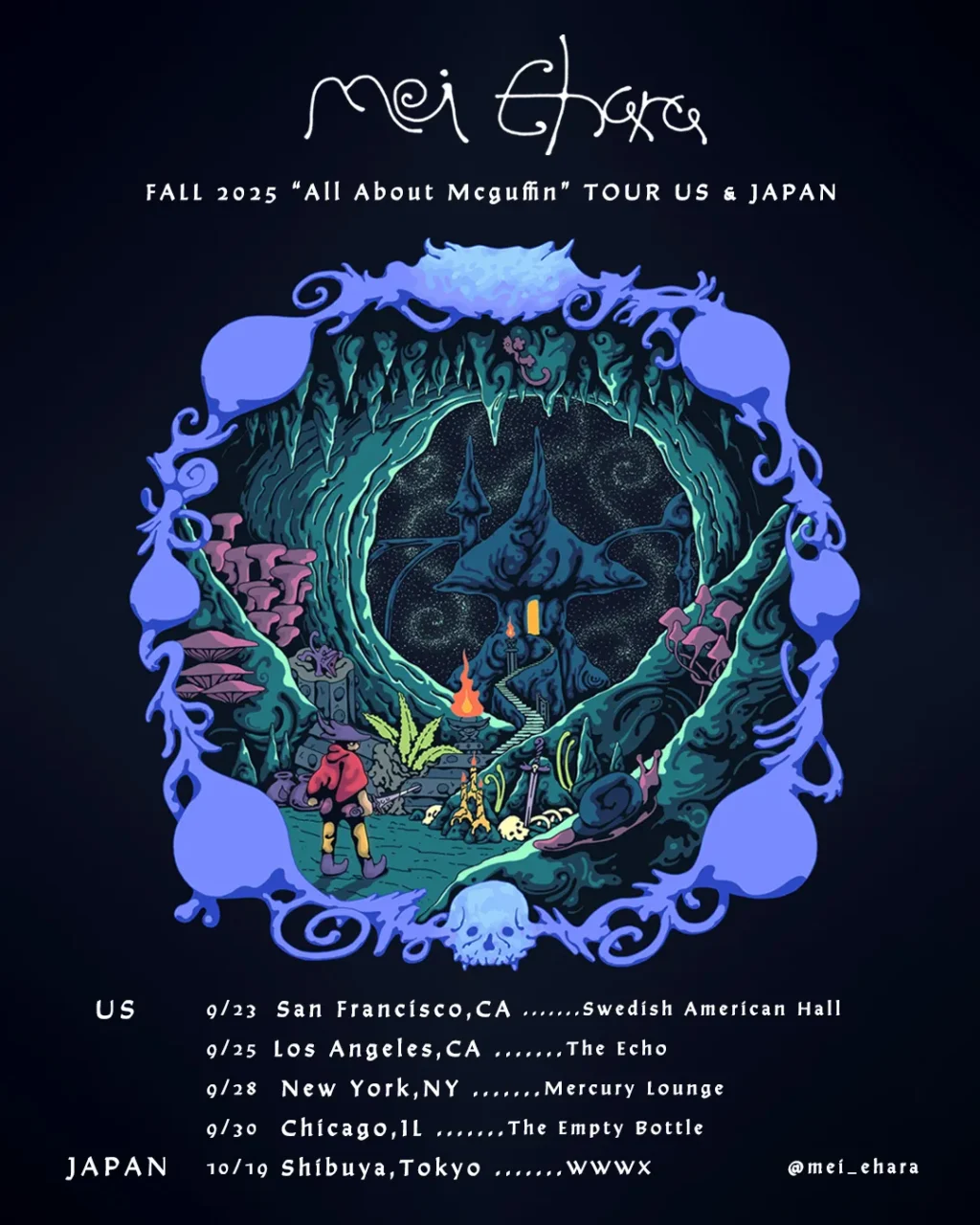 mei ehara Announces US Tour and Tokyo Solo Show; Third Album Due