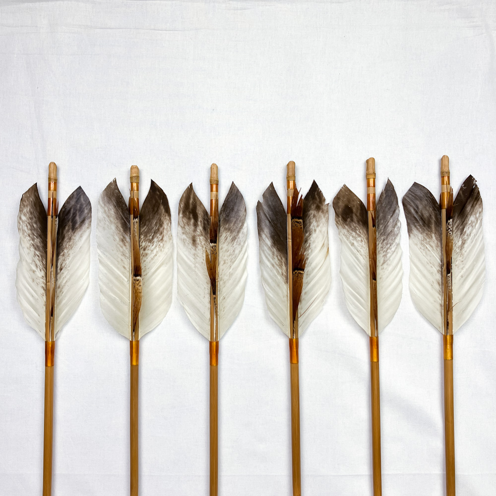 鏑矢 6本 109.5cm 76g | 古弓具 二月堂