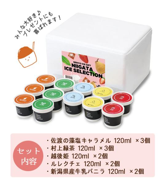 新潟のお米専門店-いなほんぽ- / 新潟アイスセレクション12個入り