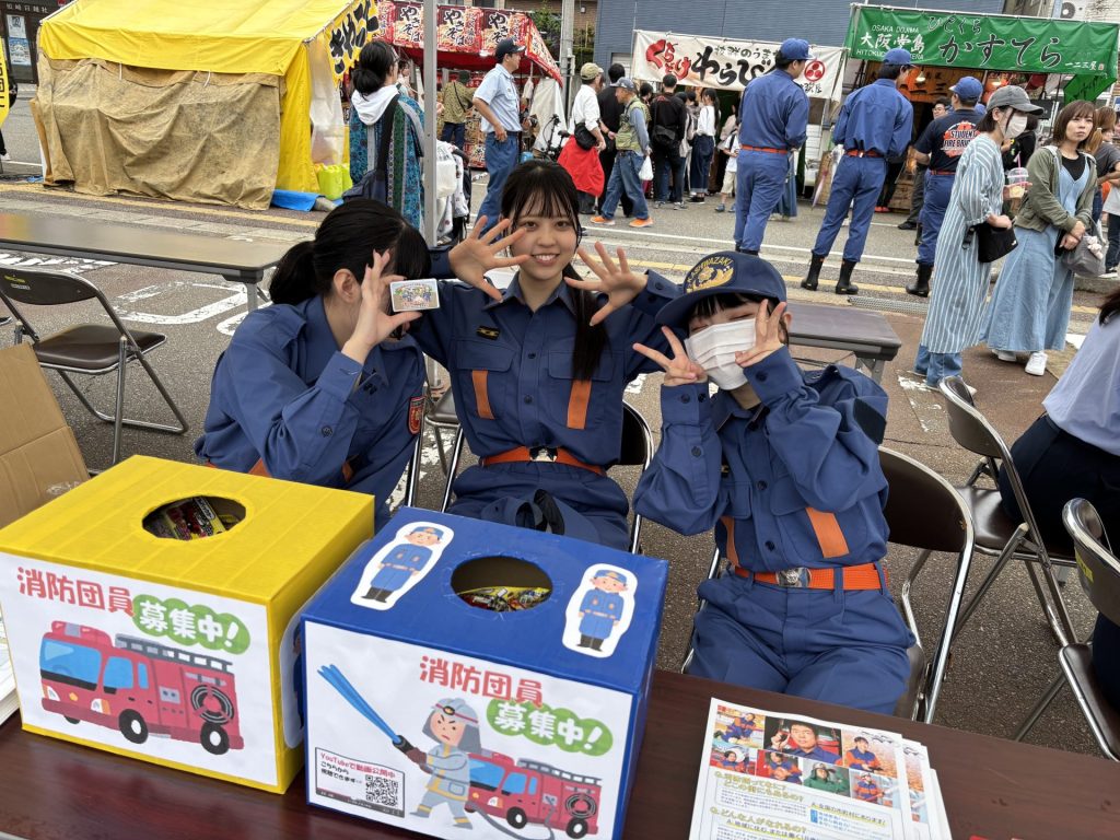 2025年 柏崎のえんま市 広報活動ー消防団ー | 新潟病院附属看護学校