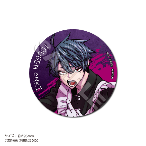 桃源暗鬼 桃角桜介 メイド 缶バッジ 桃源暗鬼 桃角桜介 メイド 缶