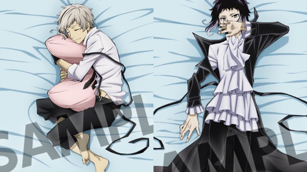 この寝方はずるい…！『文スト』中島敦・芥川龍之介のいっしょ寝シーツ