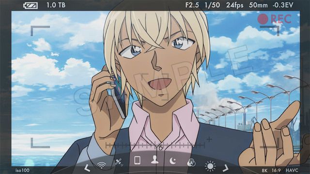 タンクトップの降谷に扇風機を持つ風見『名探偵コナン ゼロの執行人
