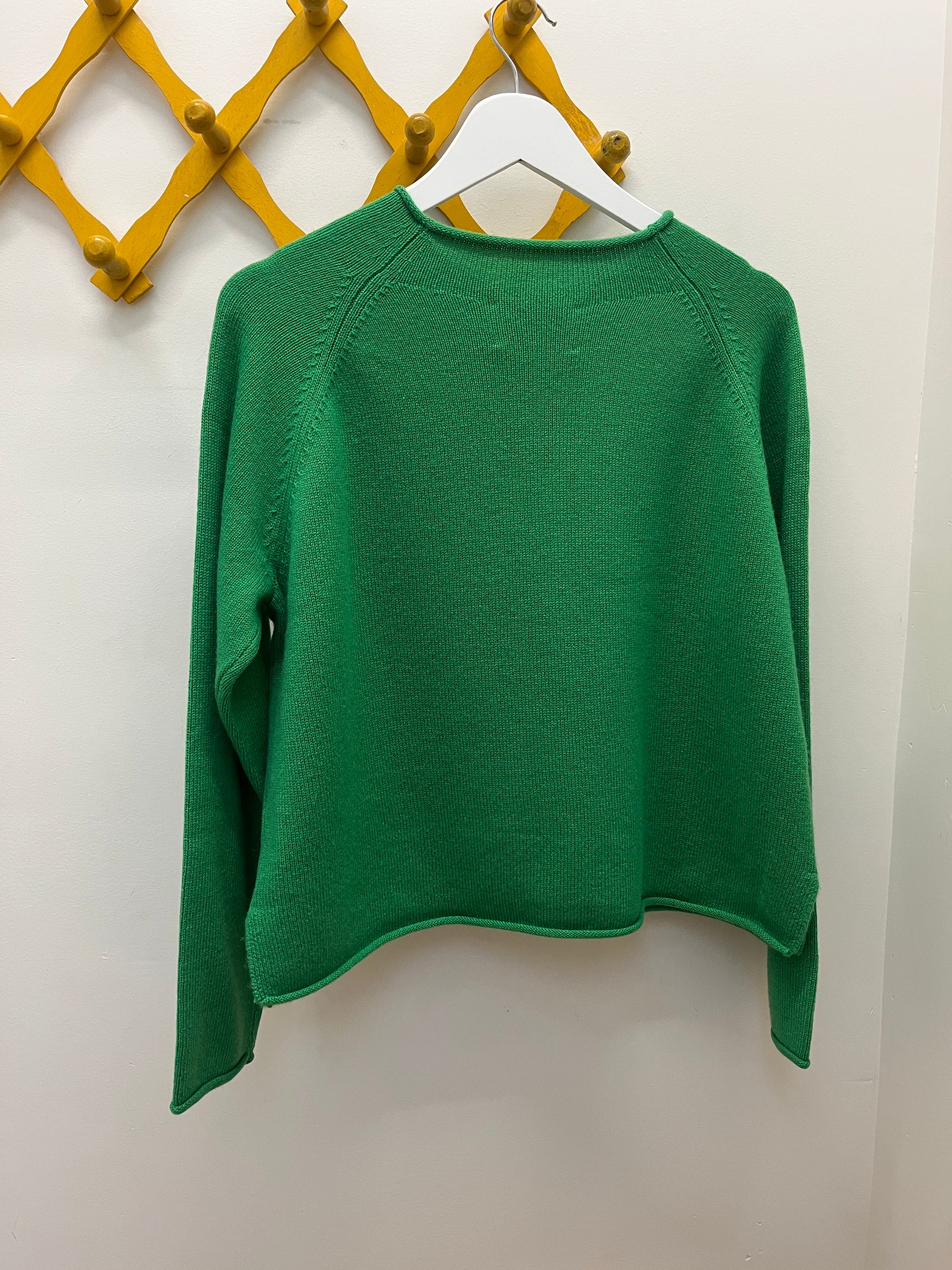 Ida Rollneck Cardigan - Clover – Nikki Chasin