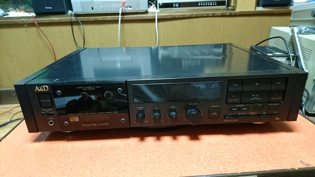 A&D GX-Z9000 の修理（フルオーバーホール） | スーパーカセッターズ