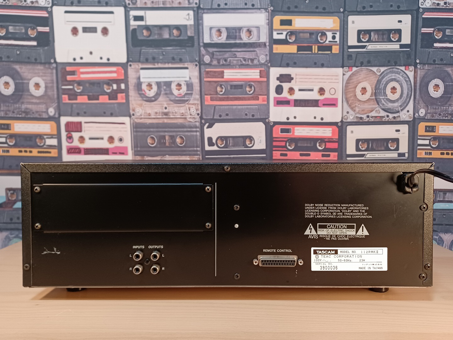 TASCAM 112RmkⅡ｜カセットデッキのレンタルー2週間から利用可能