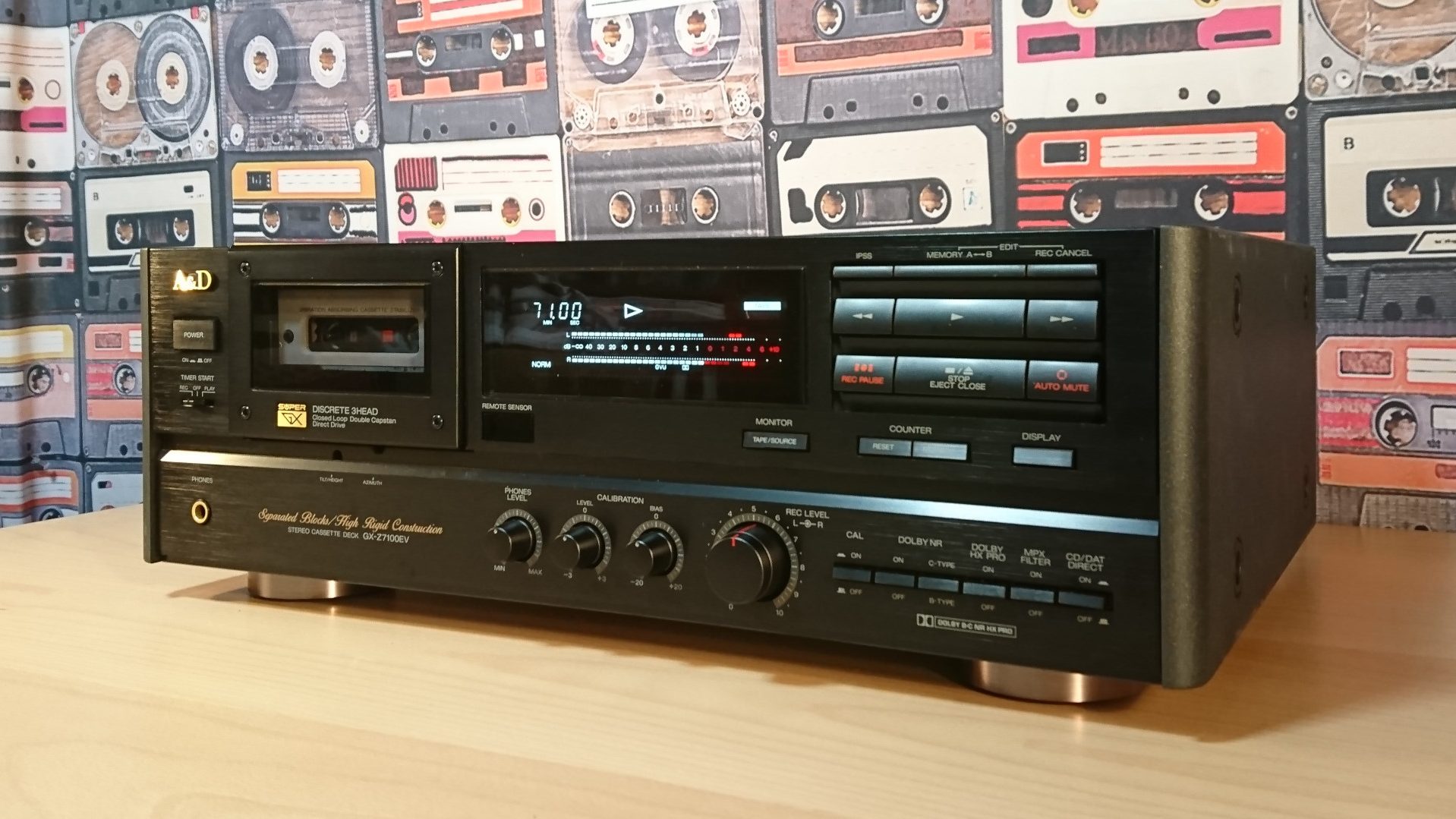 A&D GX-Z7100EVの紹介◇最後は独立懸架ヘッドで登場。 | スーパー