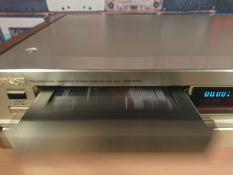 DENON DRS-810G｜カセットデッキのレンタル―2週間から利用可能