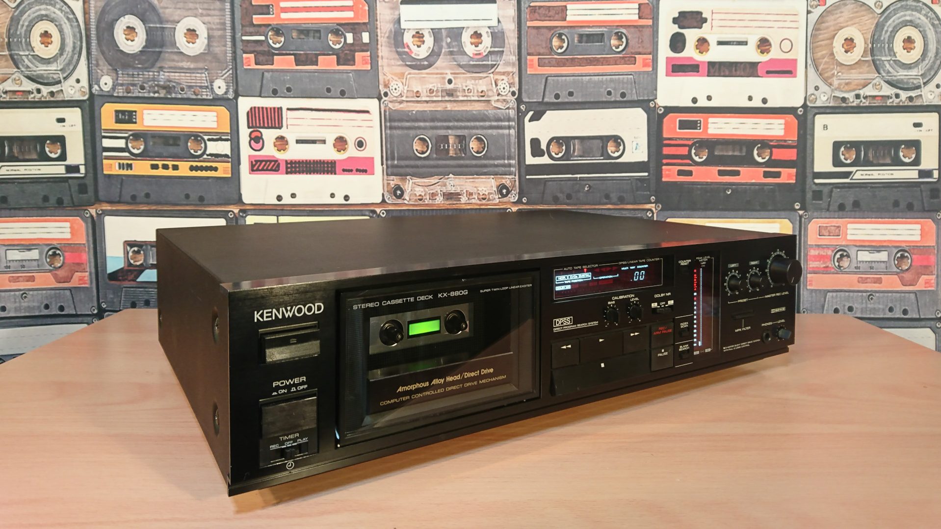 KENWOOD KX-880G 実機の写真で外観・内部構造を紹介 | スーパーカセッ