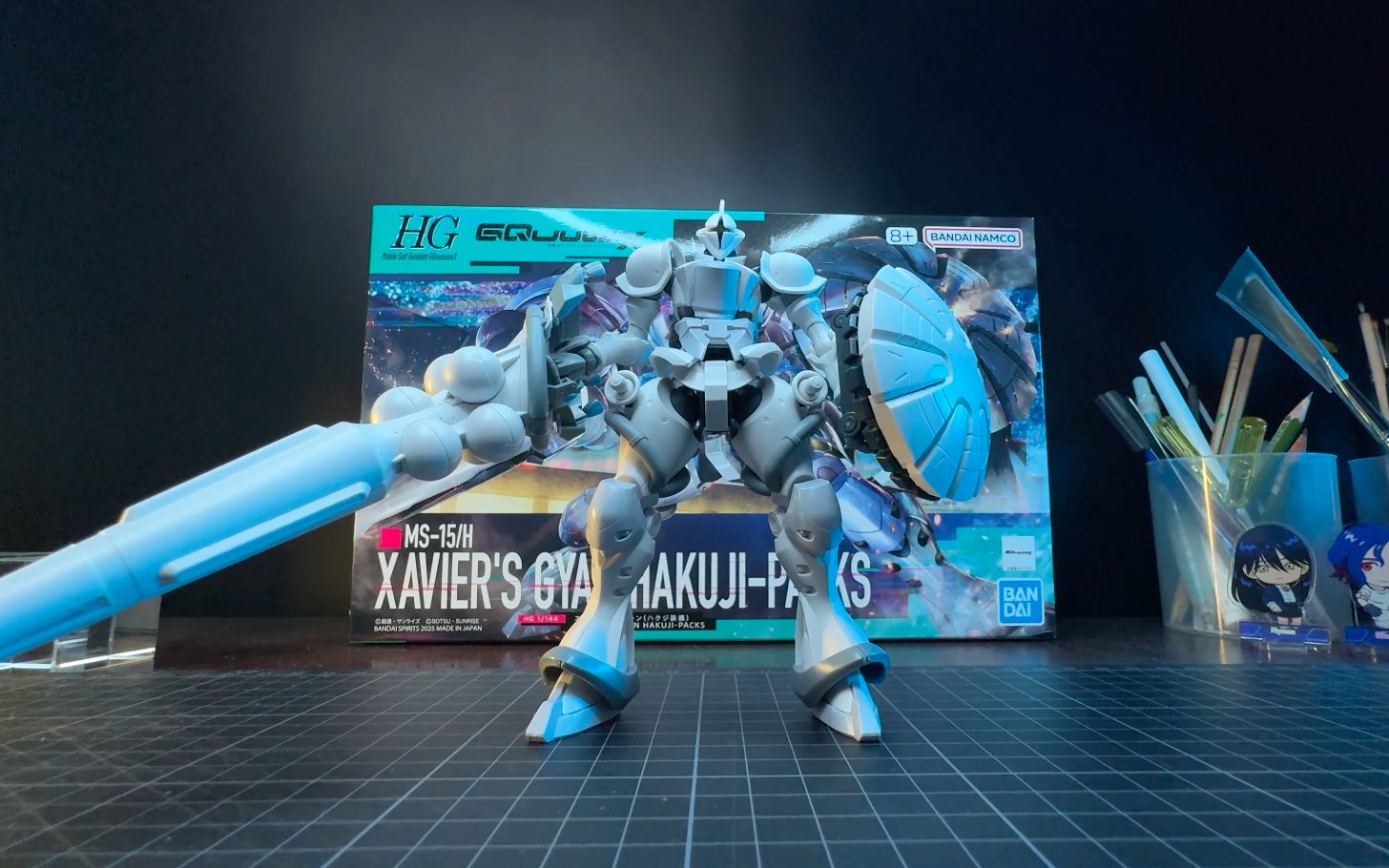 機動戦士Gundam ジークアクス HG 1/144 エグザベ専用ギャンを部分塗装