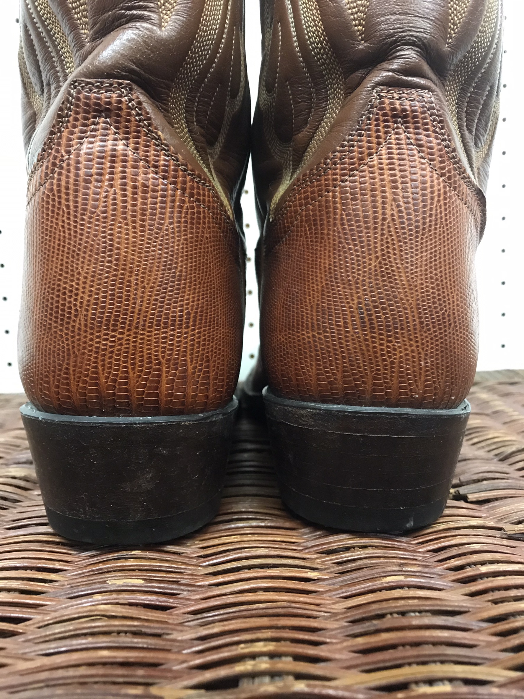 ビンテージ トニーラマ トカゲ革 リザード ウエスタンブーツ US9