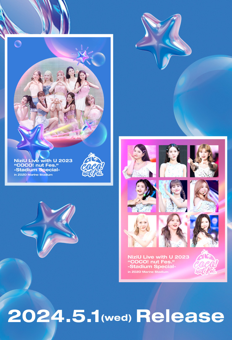 NiziU Live with U 2023 “COCO! nut Fes.” -Stadium Special- LIVE Blu