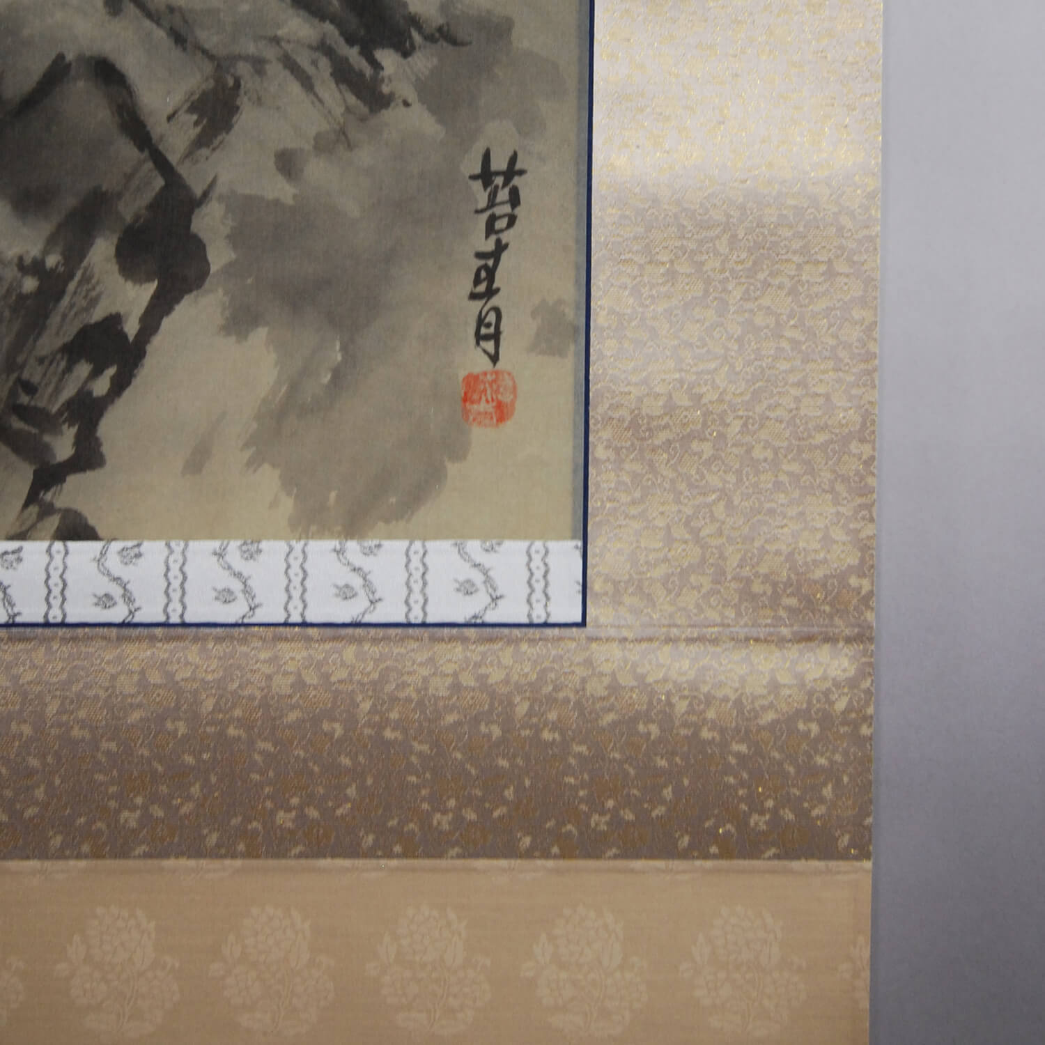 紺野苔青 / 水墨山水 | 掛軸 - 野村美術