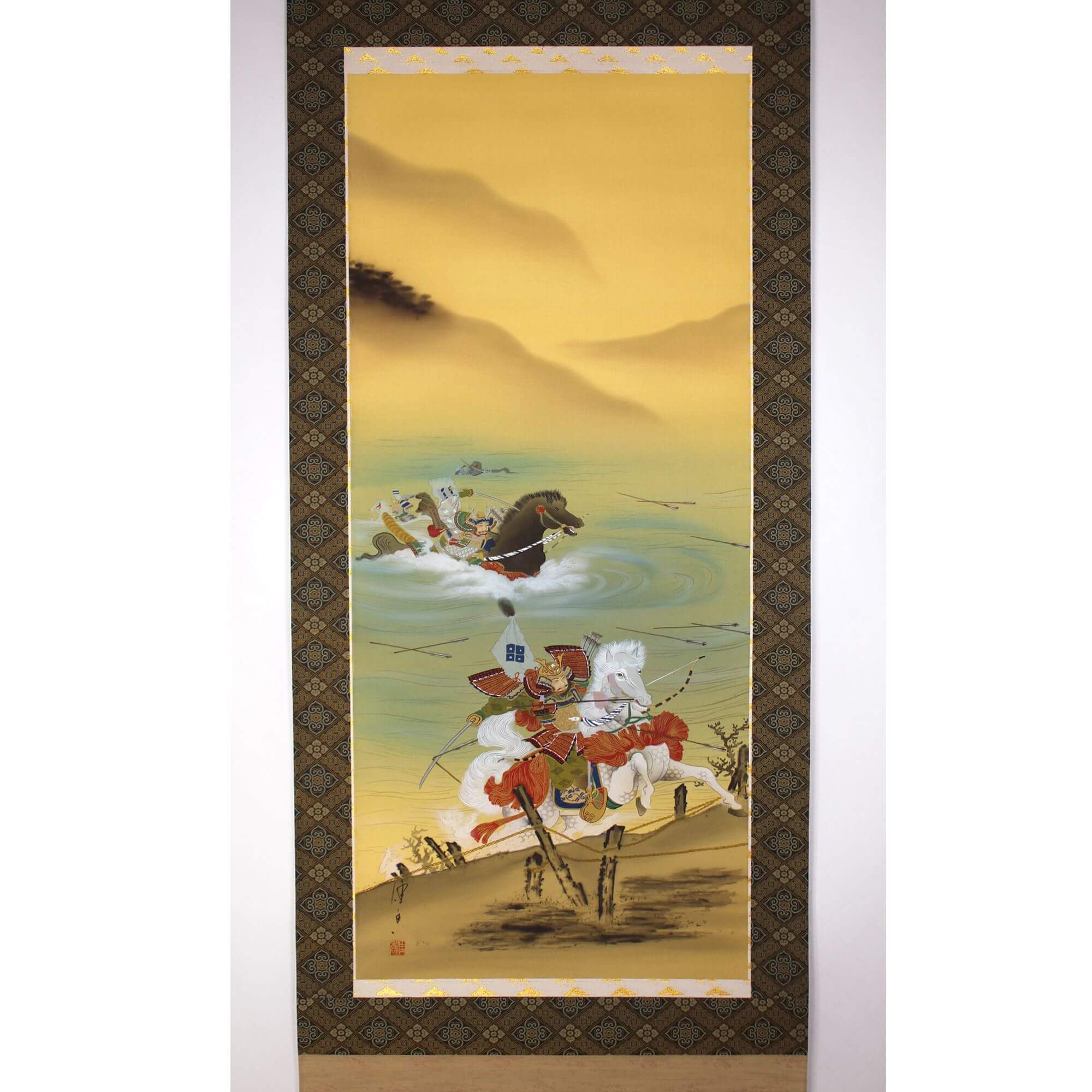 中島佳香 / 宇治川先陣 | 掛軸 － 野村美術