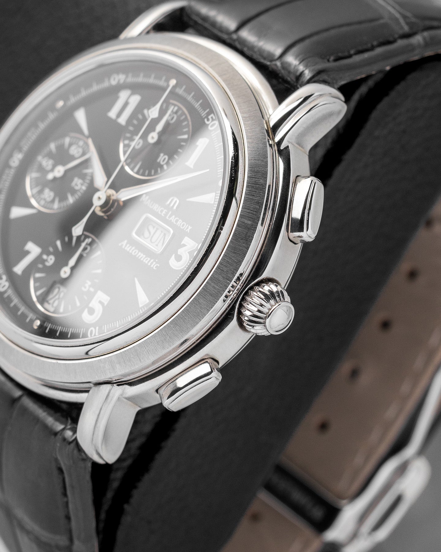 Maurice Lacroix Croneo MP6318 Black 40mm – Noah's Fine Watches