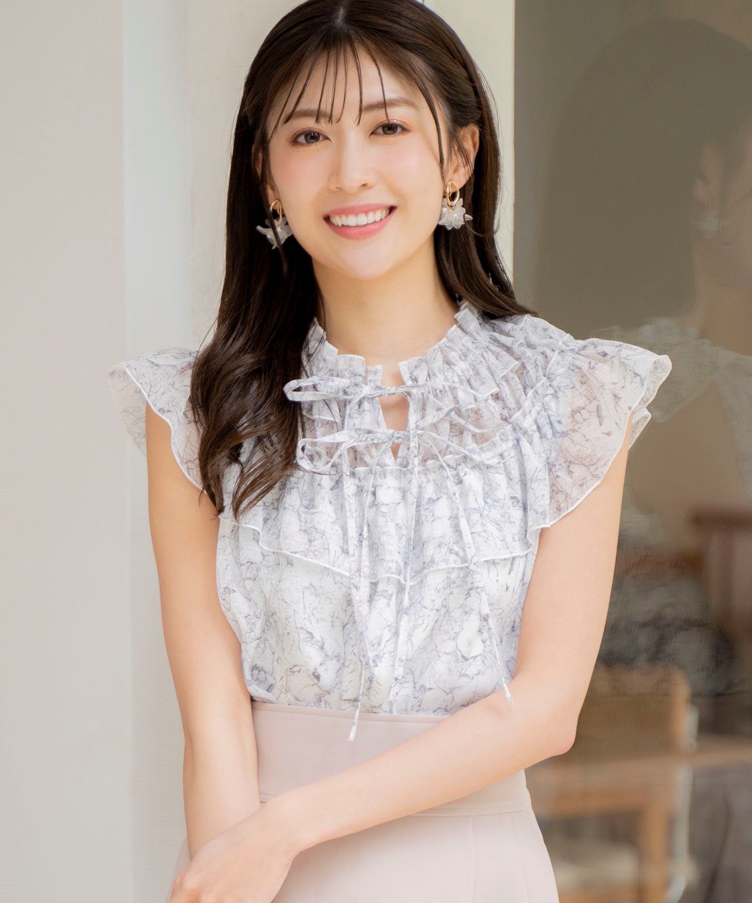 フリルギャザーブラウス | シャツ・ブラウス | NOELA OFFICIAL WEB STORE