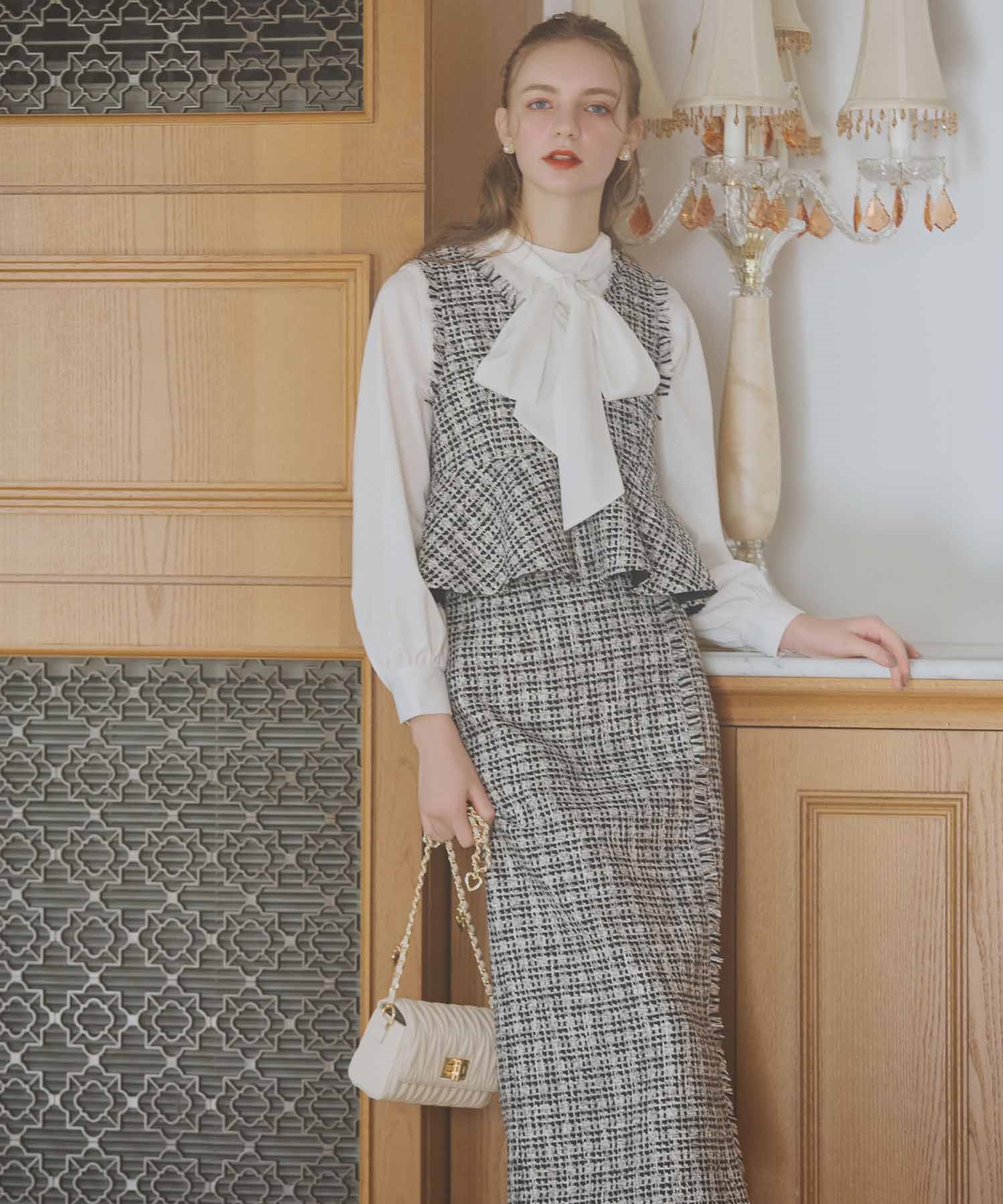 ツイードペプラムセットアップ | セットアップ | NOELA OFFICIAL WEB STORE