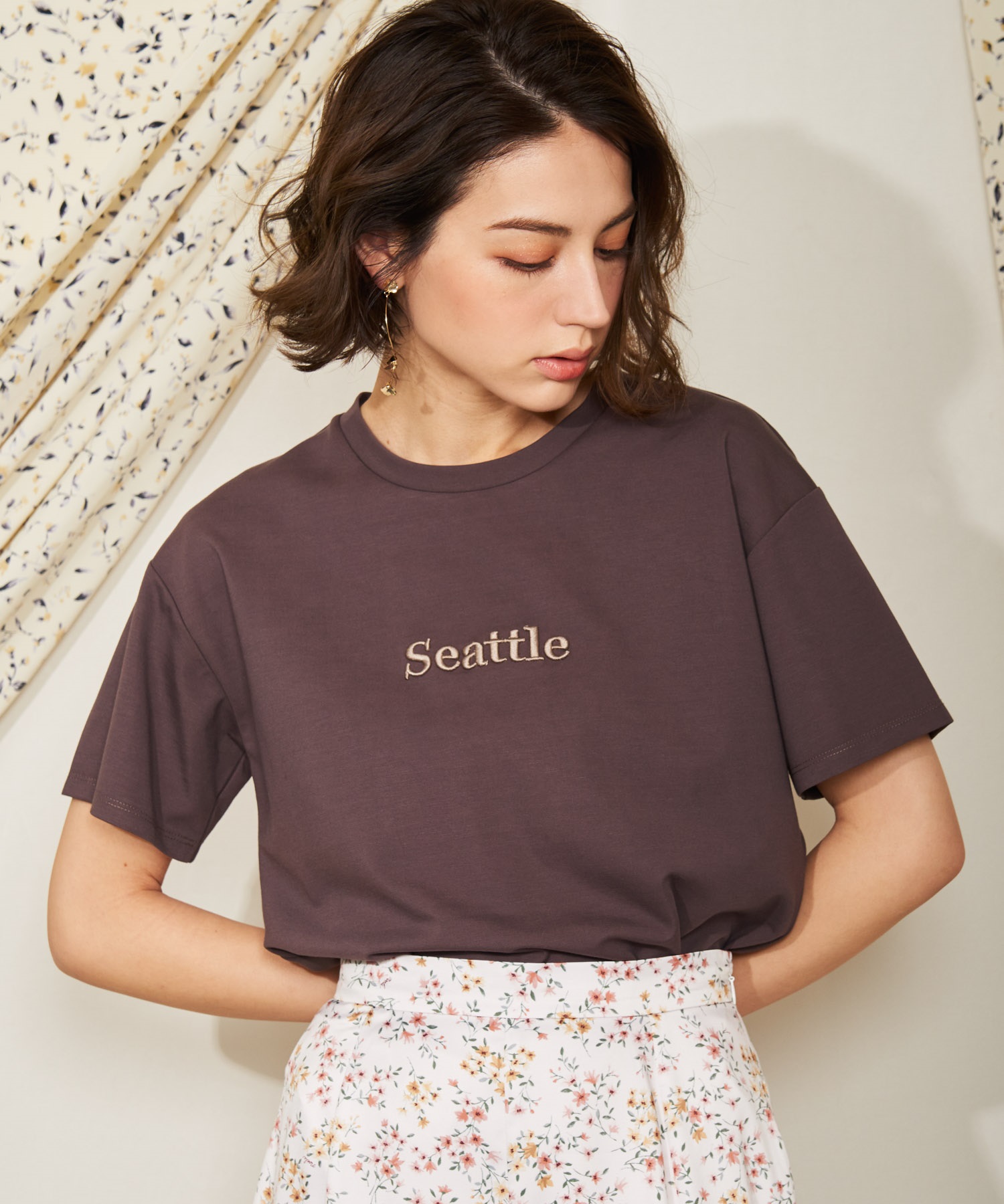 ロゴ刺繍Tシャツ | Tシャツ・カットソー | NOELA OFFICIAL WEB STORE