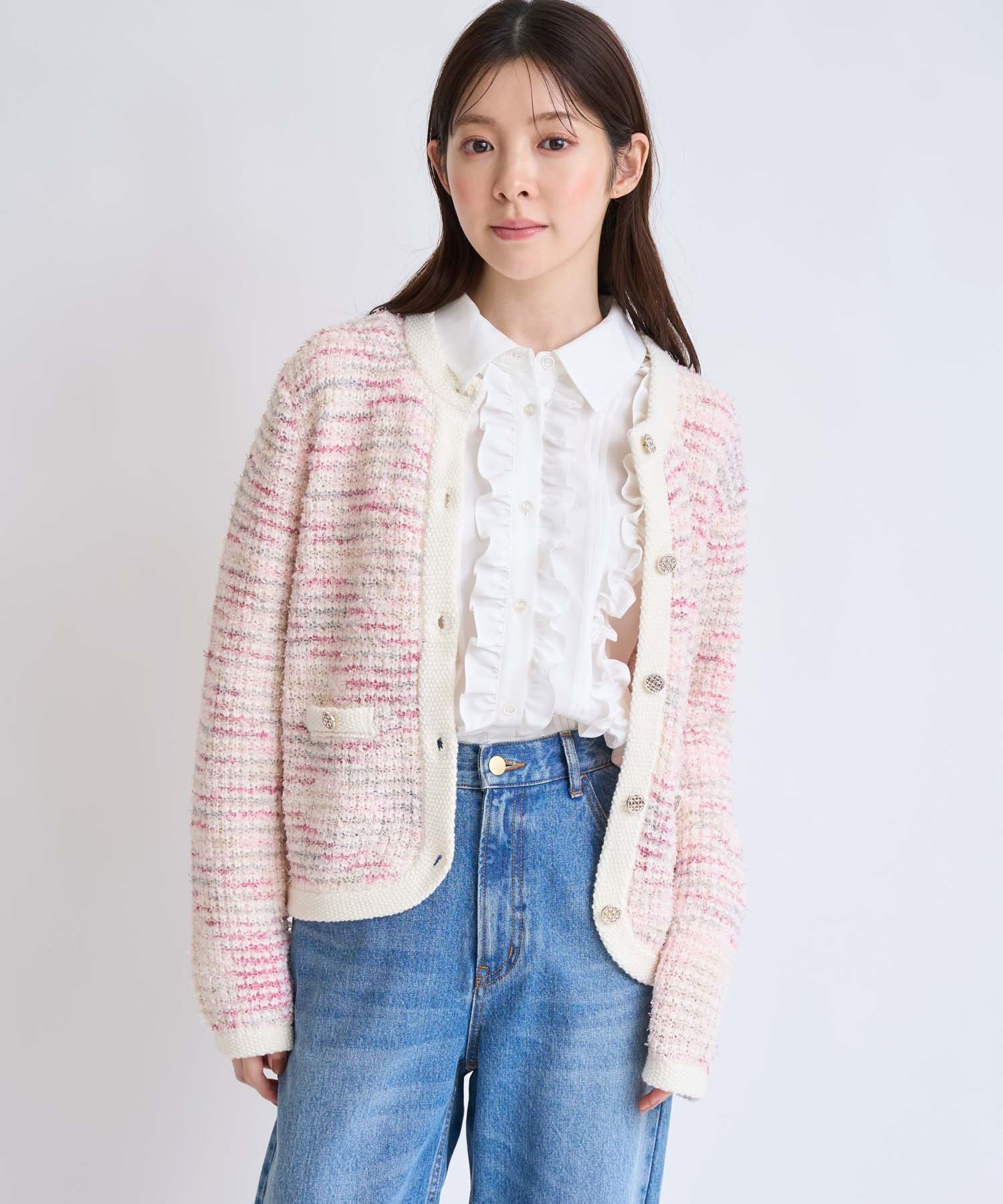 ツイードニットカーディガン | カーディガン | NOELA OFFICIAL WEB STORE