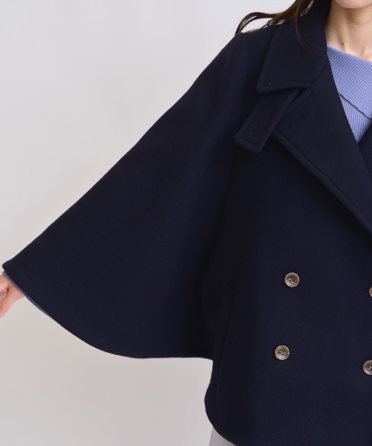 ケープミドルウールコート | コート | NOELA OFFICIAL WEB STORE