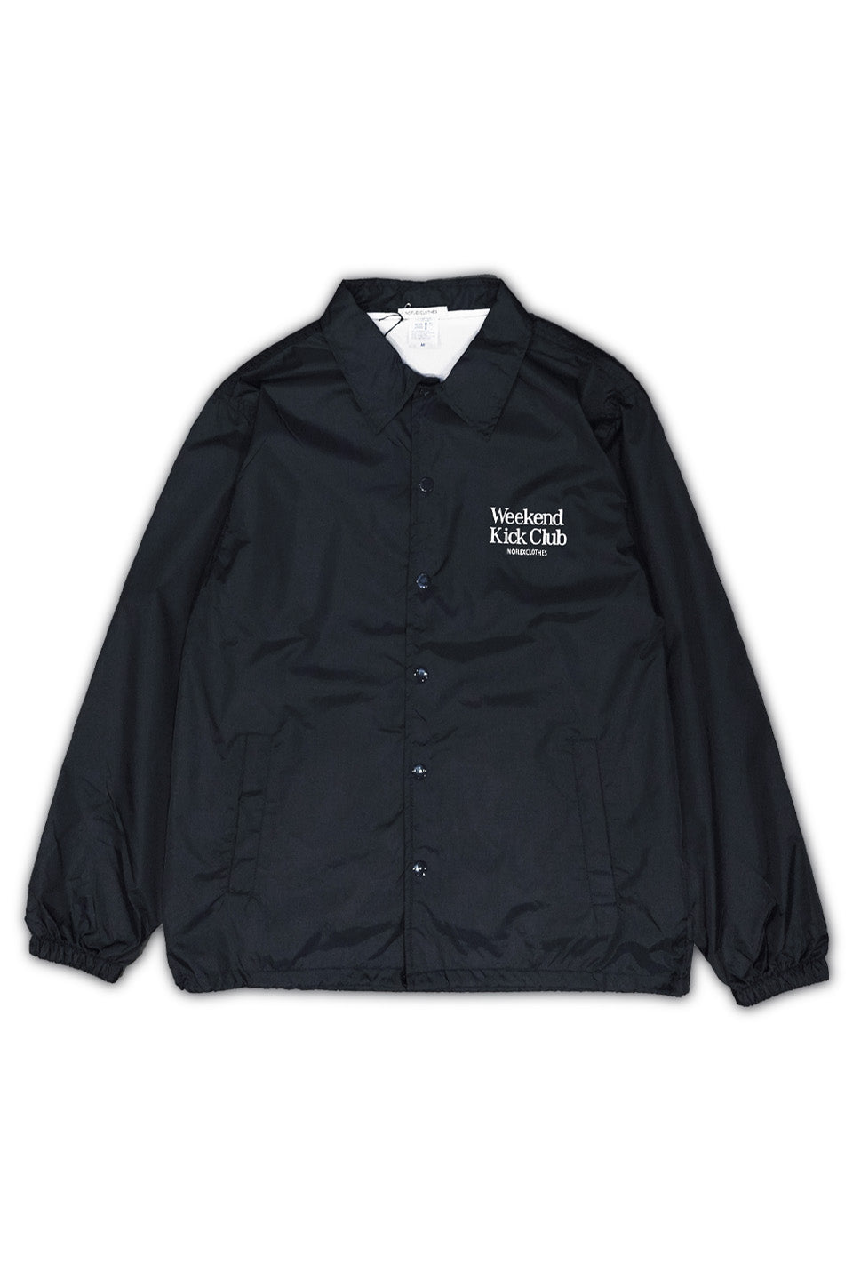 WKC NYLON COACH JACKET BLACK – NOFLEXCLOTHES