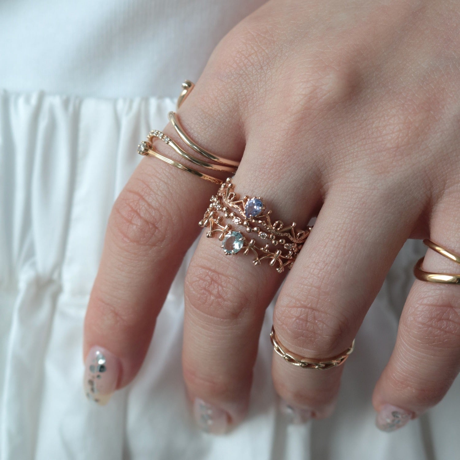 Pocket Ring】K5アクアマリンリング｜リング｜ノジェス 公式オンライン