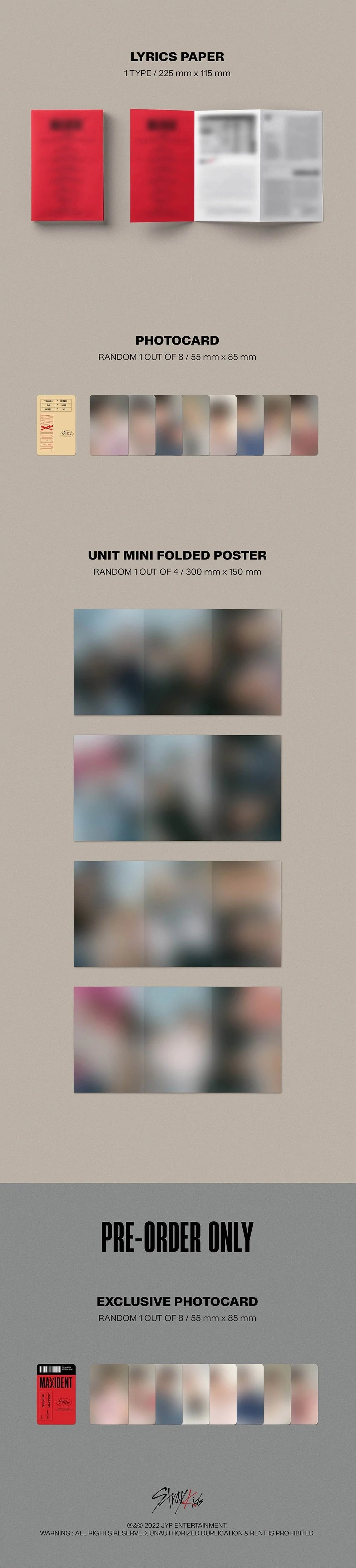 STRAY KIDS - MAXIDENT (7TH MINI ALBUM) CASE VER.