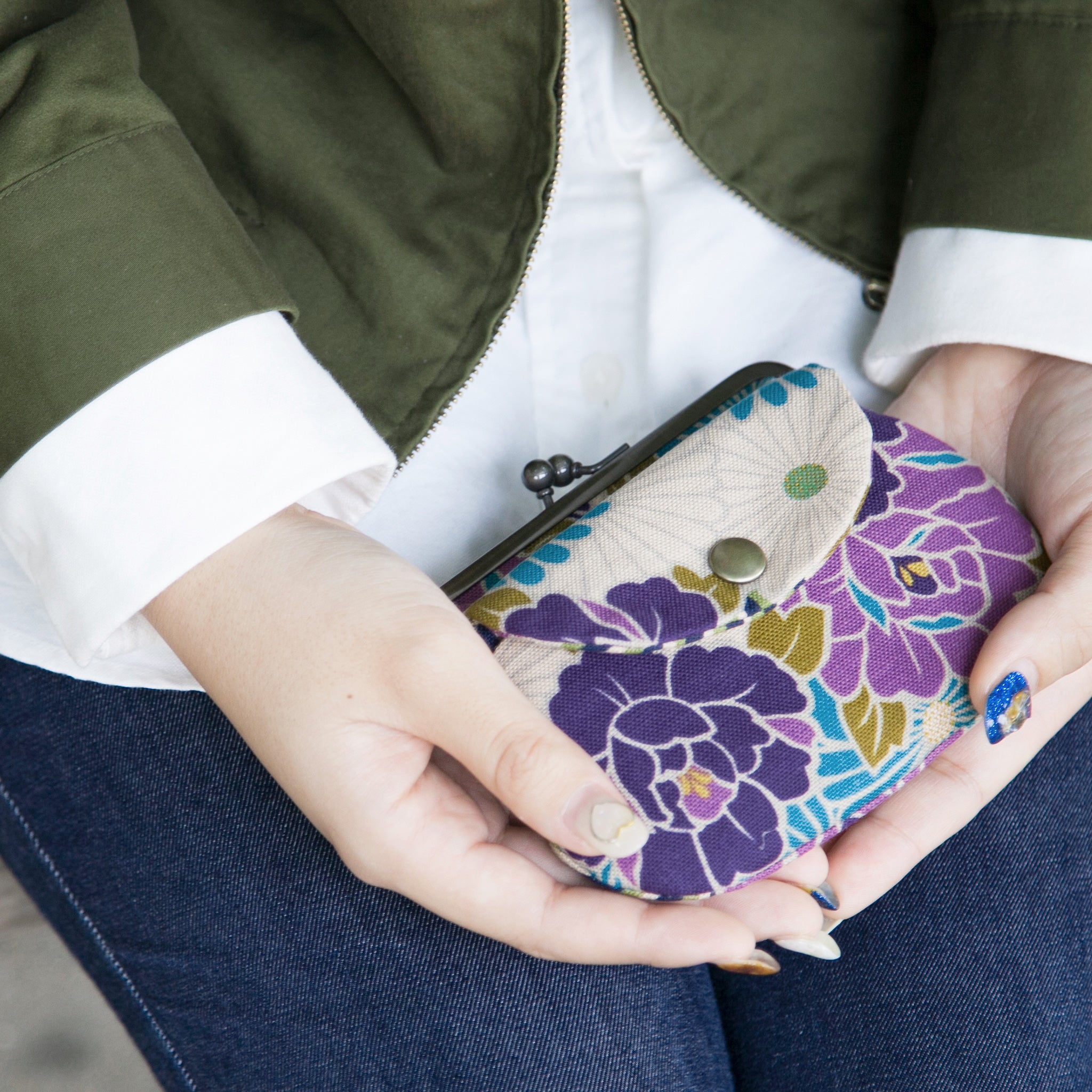 のレン 親子がま口財布 レトロフラワー – NOREN JAPAN 公式通販