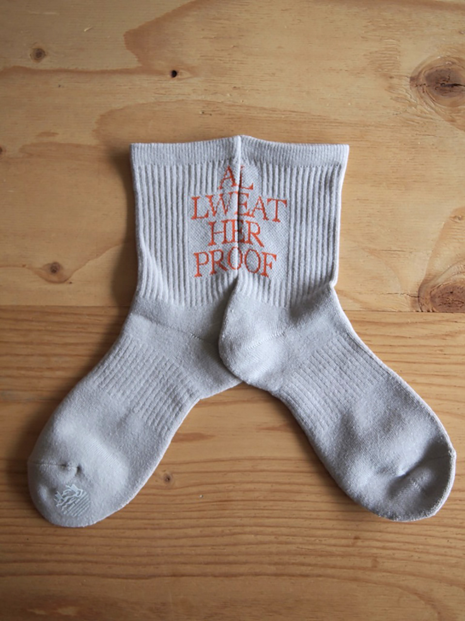 ALWAYTH × MY LOADS ARE LIGHT, AWP TEXT socks - notwonderstore