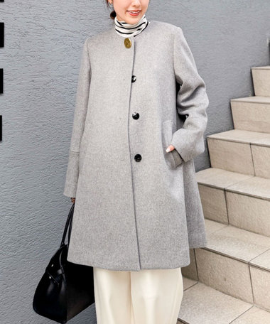 ノーカラーコート｜ジャケット/アウター｜NEW ARRIVAL｜NOLLEY'S MALL