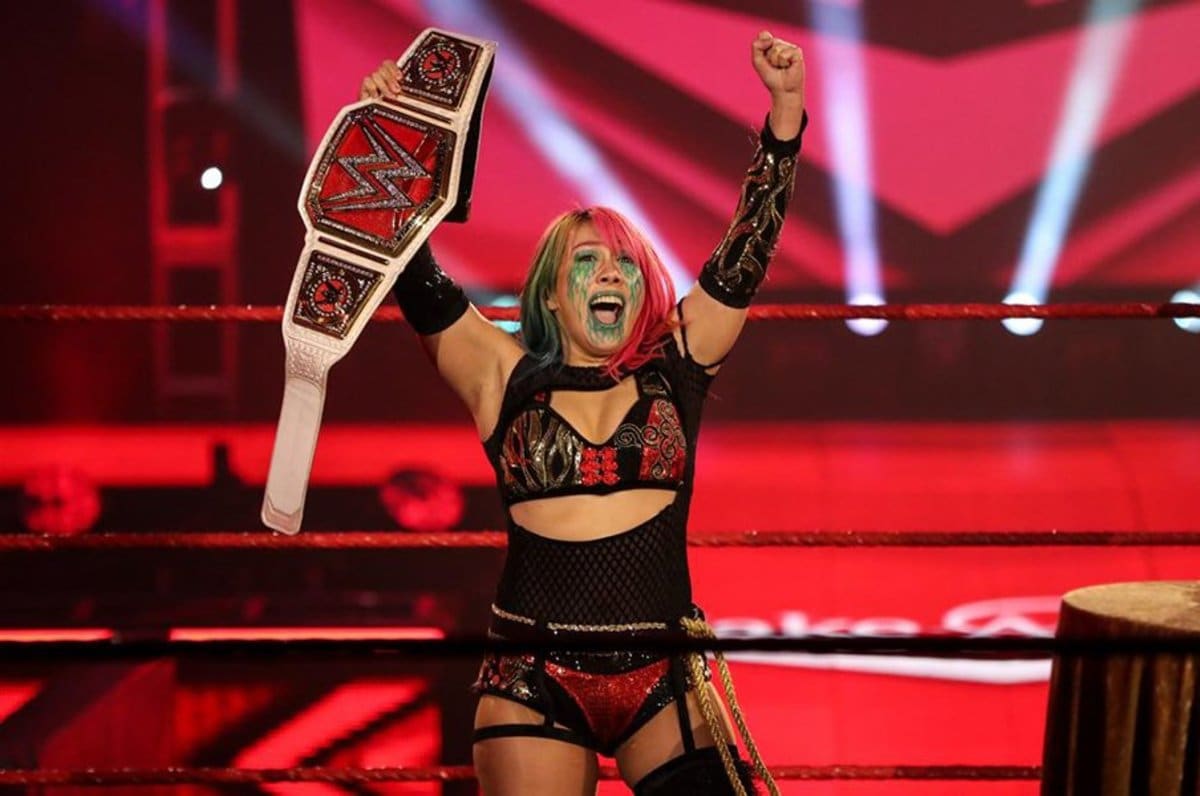 WWE史上2人目のグランドスラム。アスカ「カメラの向こうを意識して