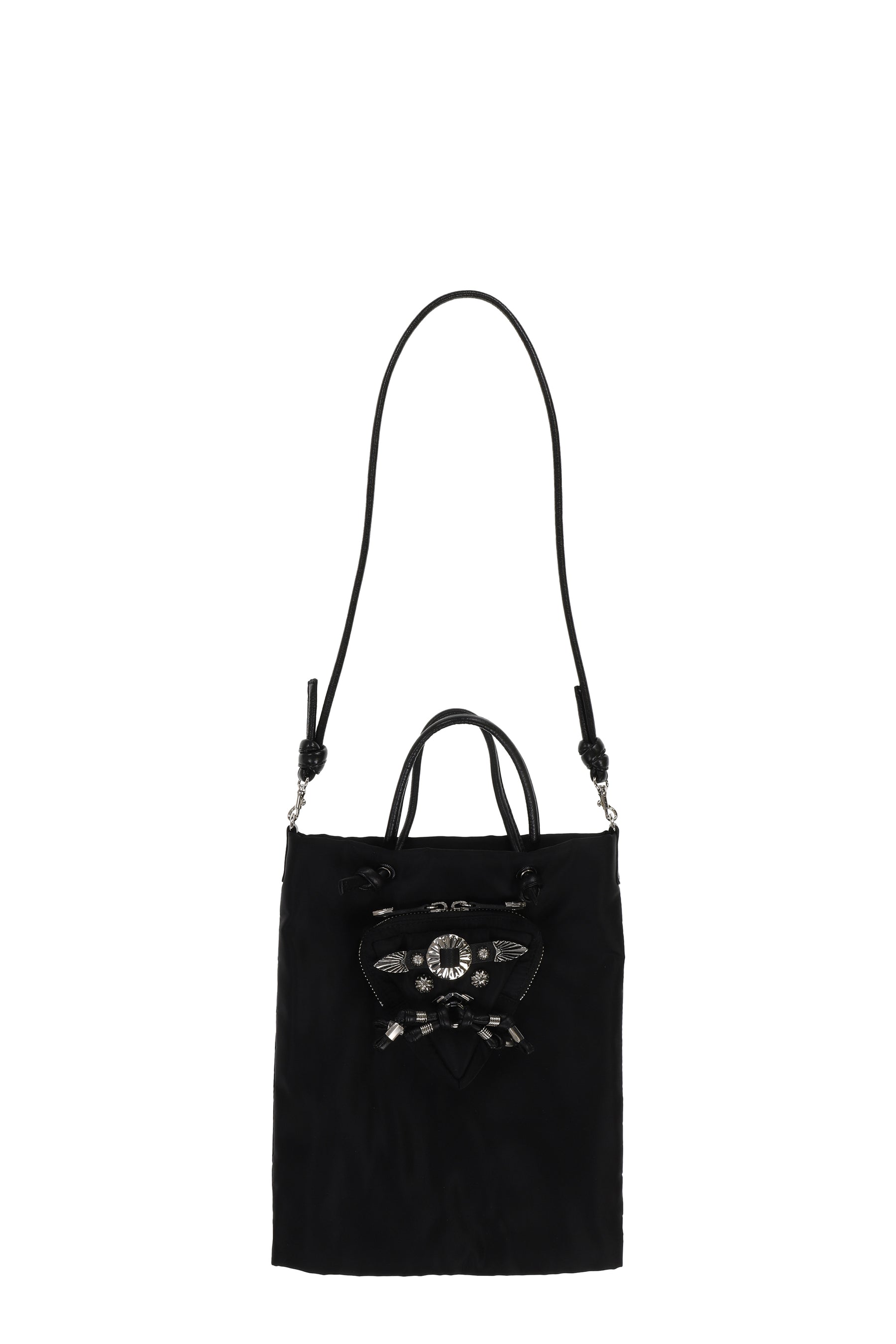 TOGA TOO トーガ SS26 TRIANGLE POUCH BAG / BLK - NUBIAN ヌビアン