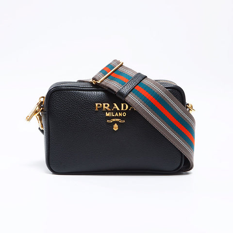 プラダ PRADA カメラバッグ バンドリエラ ゴールド金具 ショルダー