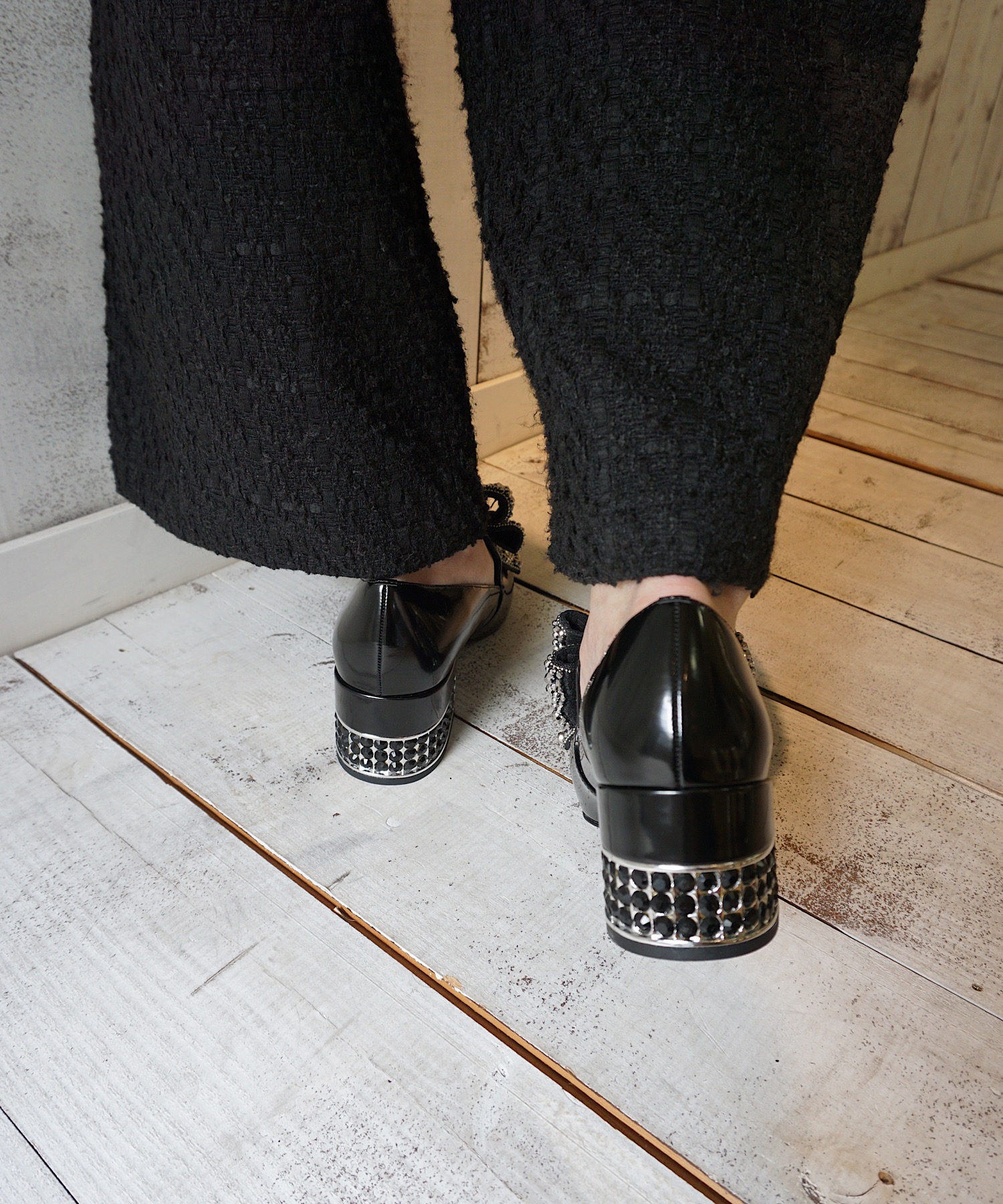 キラキラ ビッグリボンデザインパンプス Jeffrey Campbell│Jeffrey