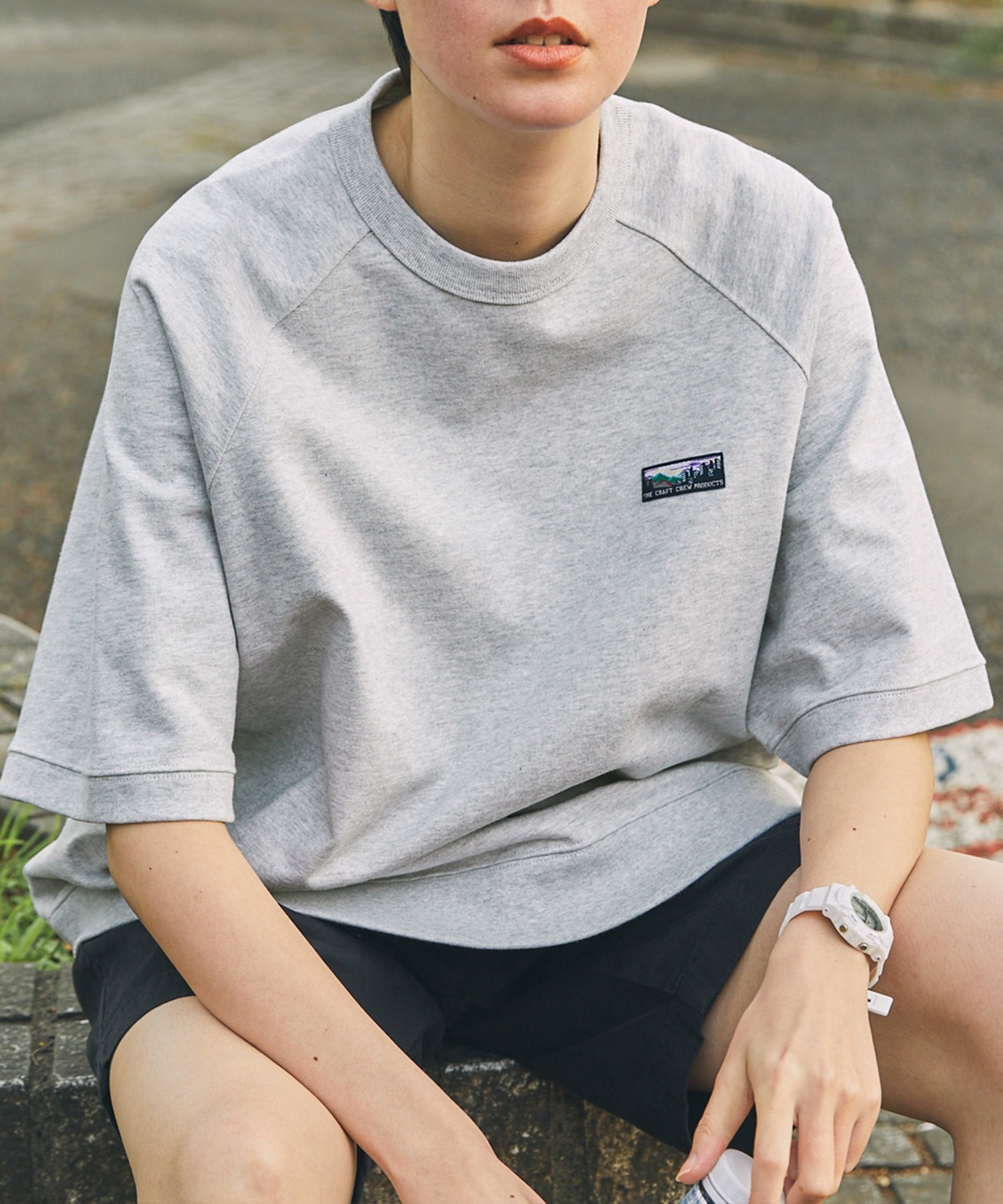 スーパーヘビーウェイトコットン ビッグシルエット ラグランスリーブ