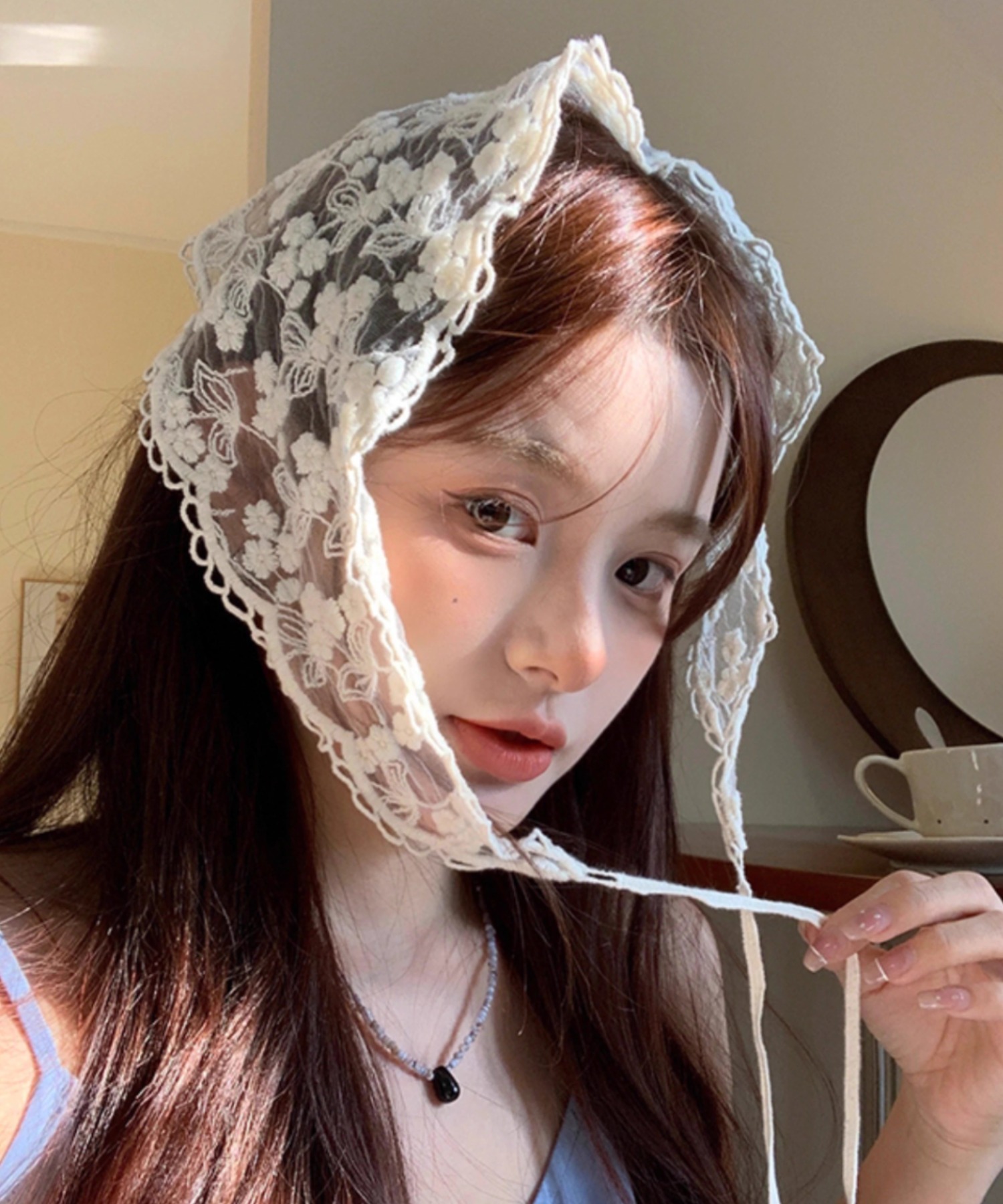 A'GEM/9 × .kom 『.KOM/ドットケーオーエム』 ヘッドスカーフ .KOM│A