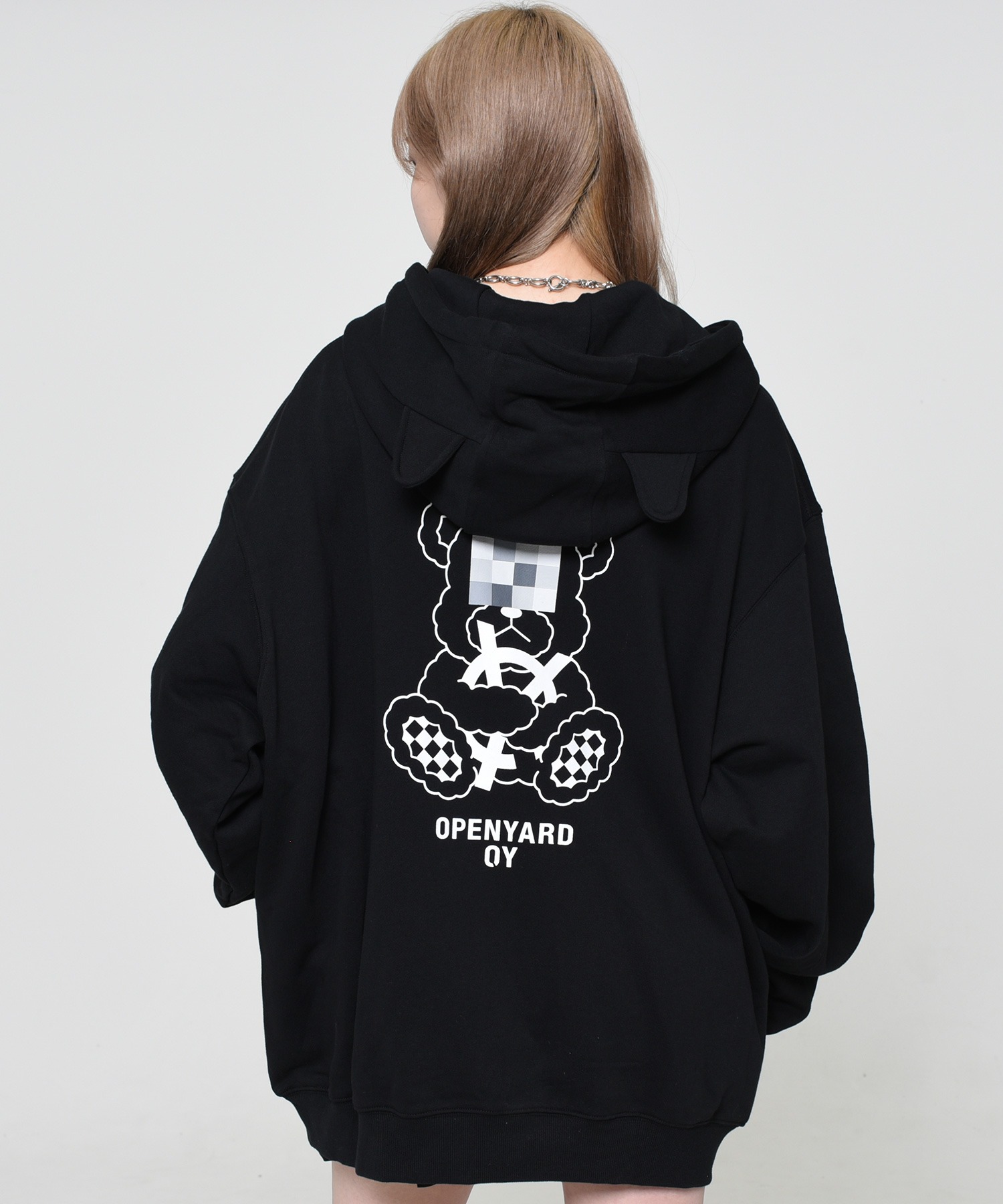 OY/オーワイ』 MOSAIC ODOLLY HOODIE ZIP UP/モザイクオードリー