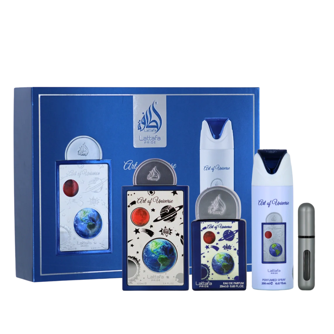 Lattafa Pride Gift Set 3 pcs Art Of Universe – Oasis Perfumes USA