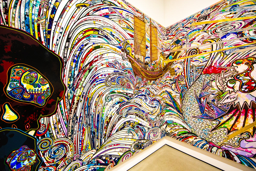 Takashi Murakami: Stepping on the Tail of a Rainbow” is a